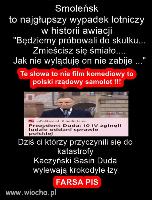 Tak niestety wygląda prawda o najgłupszej katastrofie .