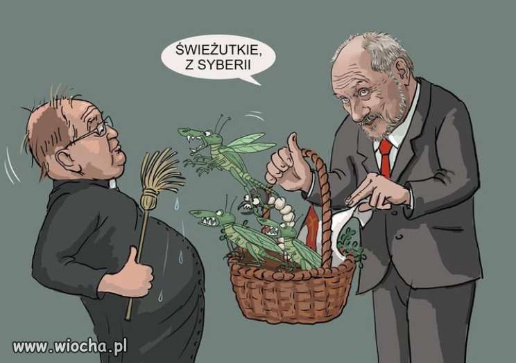 Święconka dla namiestnika Putina, od ruskiego łącznika...