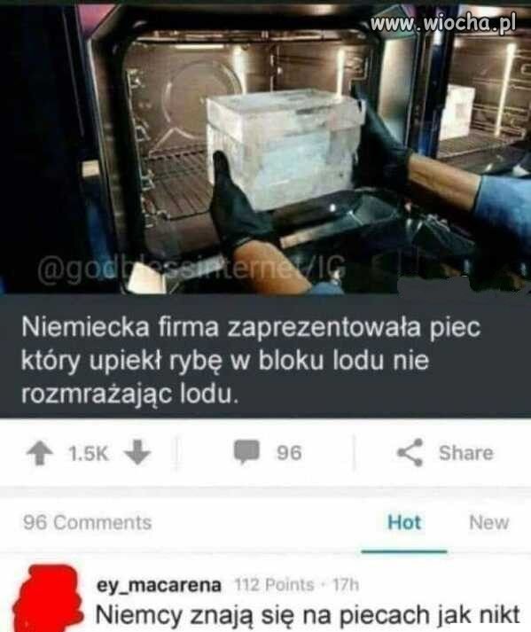 Niemcy znają się na piecach.