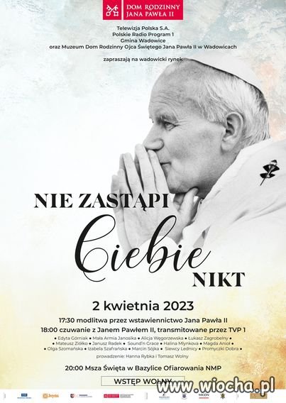 Politycy PiS wezmą udział w ogólnopolskich obchodach 18. rocznicy śmierci Jana Pawła II