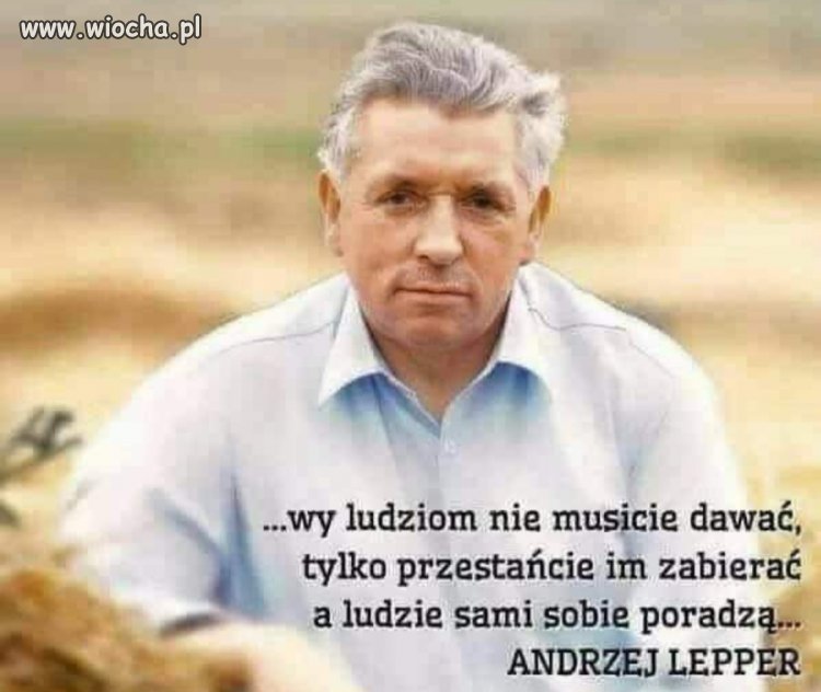I to jest bardzo mądry przekaz 