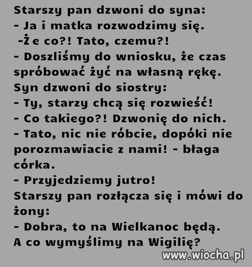 Każdy ma swoje sprawy