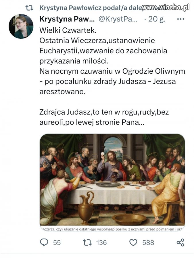 Krycha znowu odleciała.