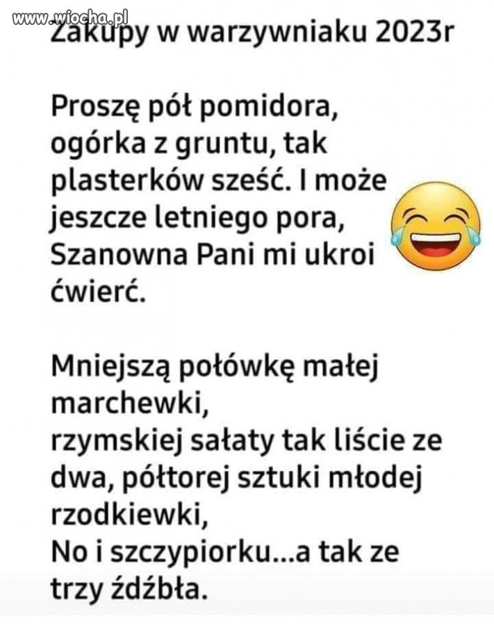 Zakupy w warzywniaku 