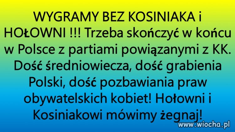 Nareszcie mądre słowa. 