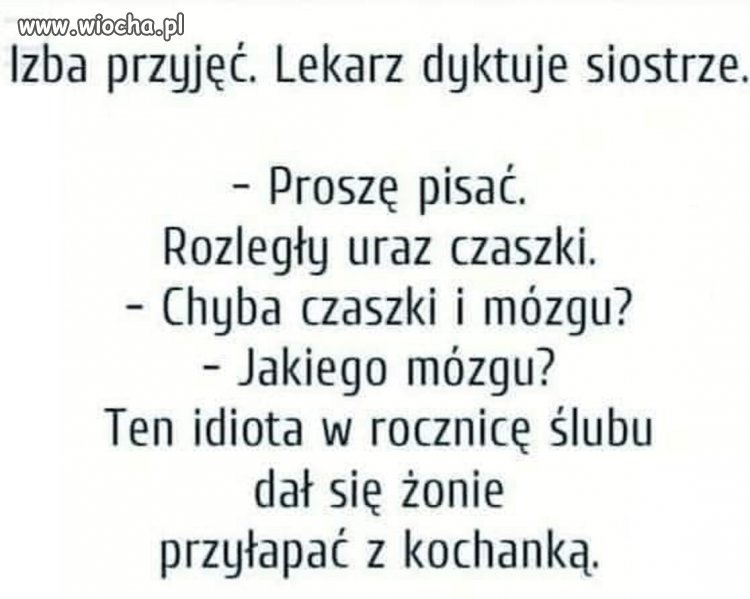 Mózgu to on nie ma