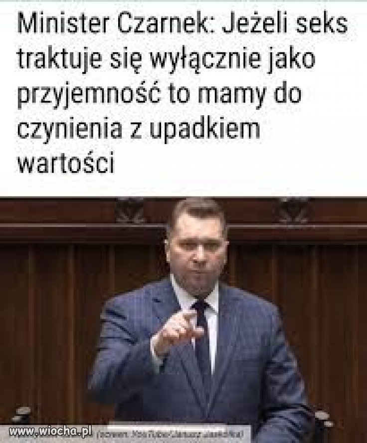 Pan Czarnek, to dogłębnie wyjaśnił.