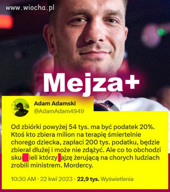 Ta władza jest uzależniona od złodziejstwa...