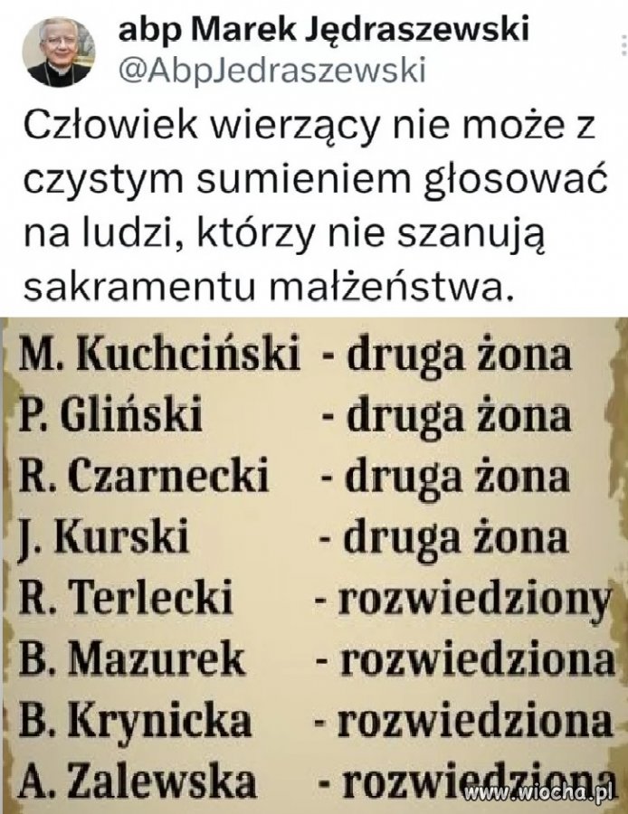 Pamiętajcie na kogo macie nie głosować