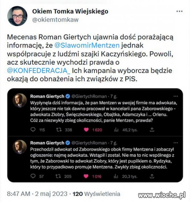 PiS+Rydzyk+Konfederosja, targowica trzyma się razem.