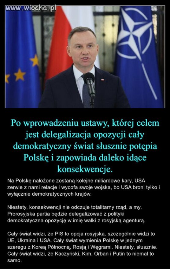 Putinowski PiS już wie że nie wygra uczciwie wyborów!