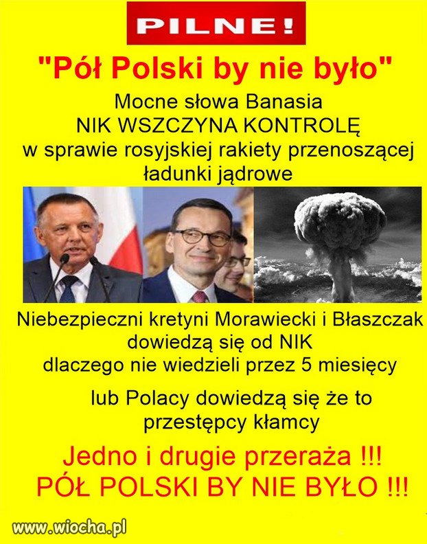 Dzięki staraniom rządu PiS nasze niebo jest bezpieczne. 