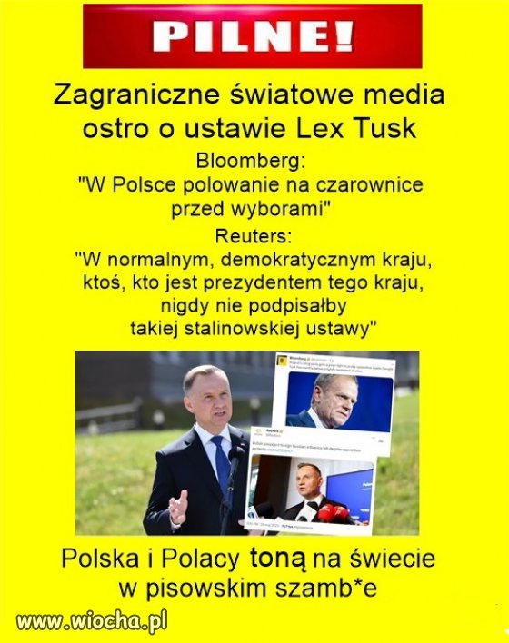 Jak Was widzą tak Was piszą...Wstyd na cały świat!