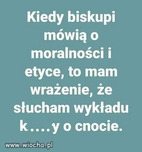 Hipokryzja i zakłamanie, za pieniądze...