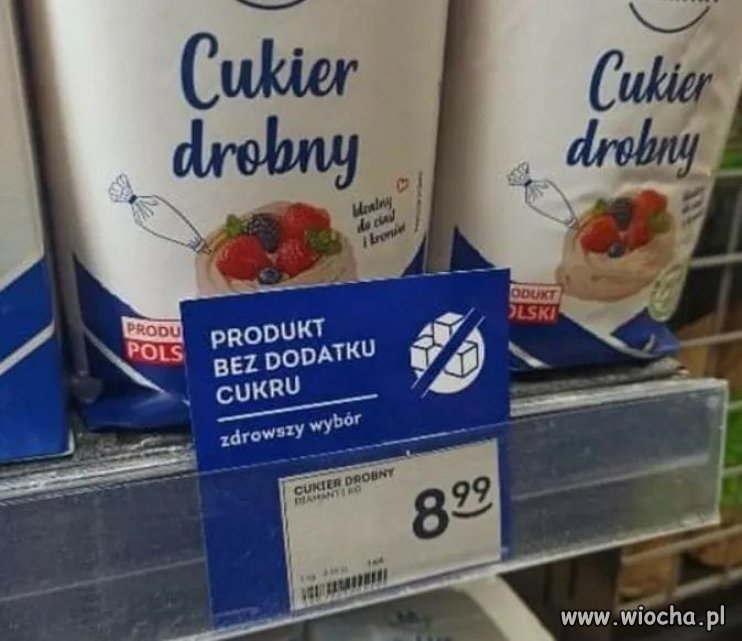 Przynajmniej nie trzeba już będzie badać zawartości cukru w cukrze