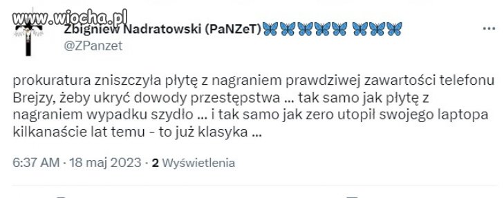 Nie mamy pańskiego płaszcza!