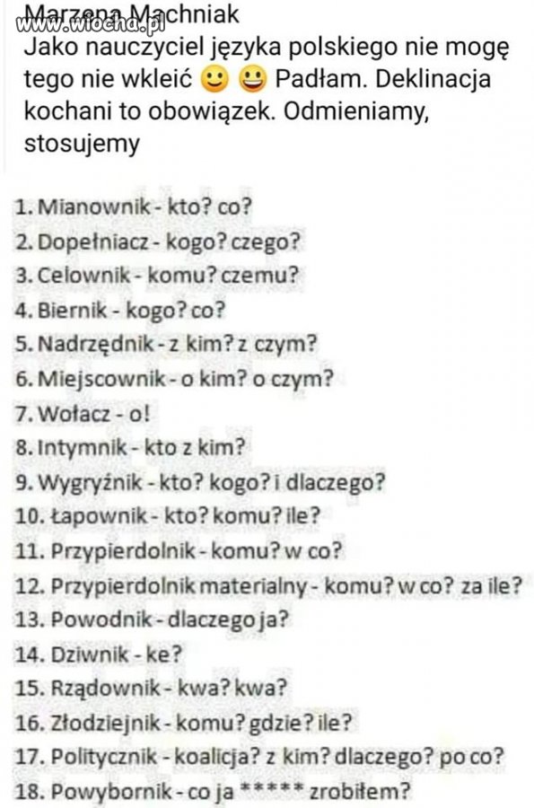 Można jeszcze dodać  Obojętnik 