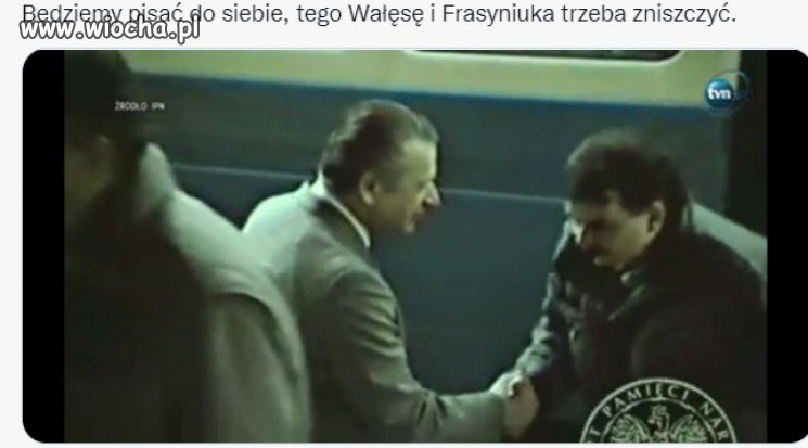 Spotkanie Tuska z Kiszczakiem