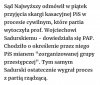 Można mówić wszem i wobec, że pis to zorganizowana grupa przestępcza