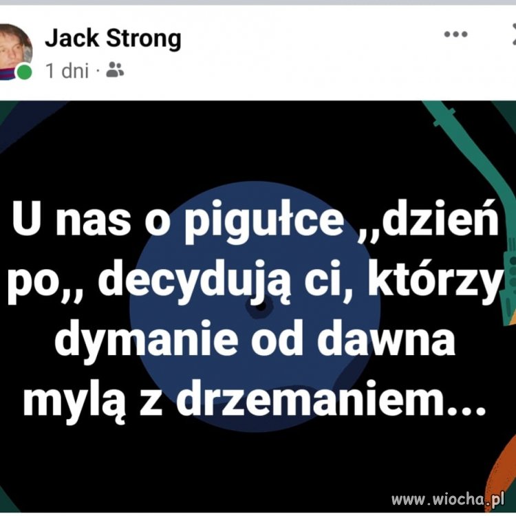 I ci którzy potrzebują pigułki  ''godzina przed''.