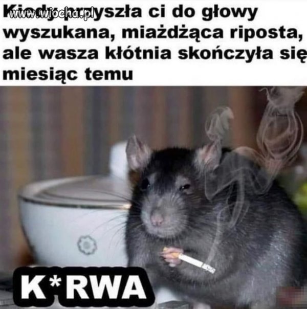 A ja taki zacny tekst wymyśliłam..
