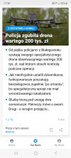 Milicja pis zgubiła drona