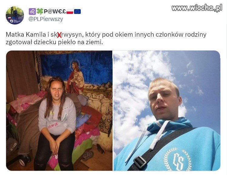 O i maryjka na ścianie jest. Chwalić Boga to nie