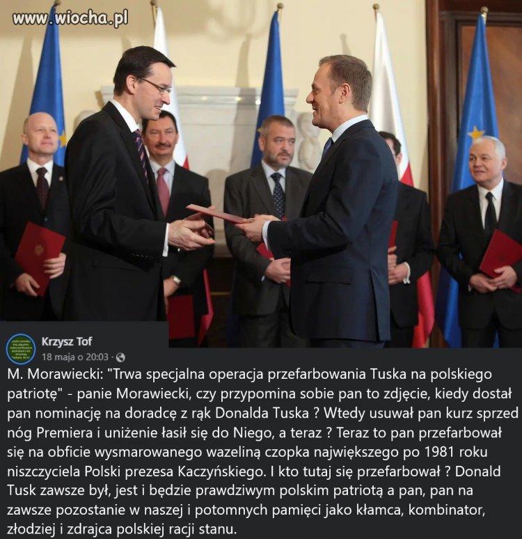 Morawiecki to fałszywy osobnik.