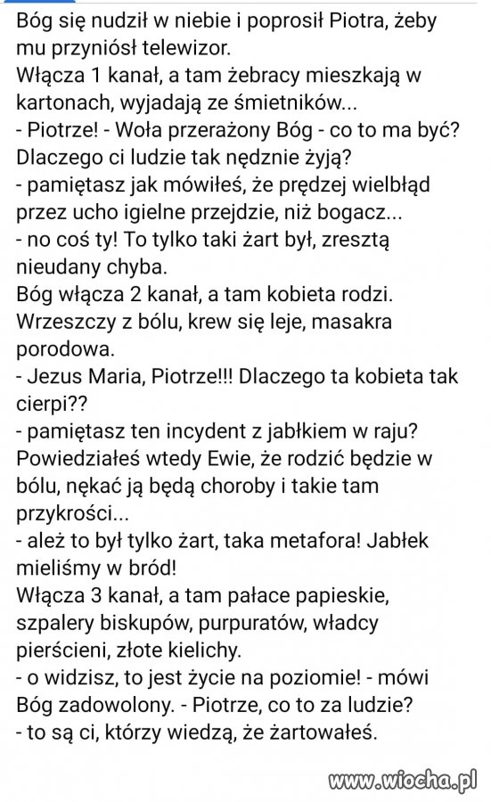 Tak sobie pożartował