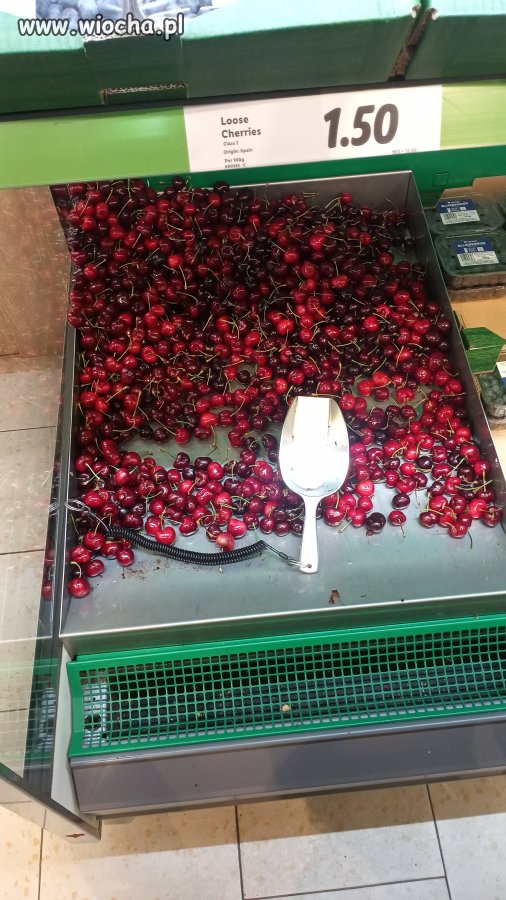 Cena czereśni na okrutnym zachodzie