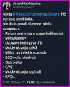 Jedynie spełniła się przepowiednia Dudy; 