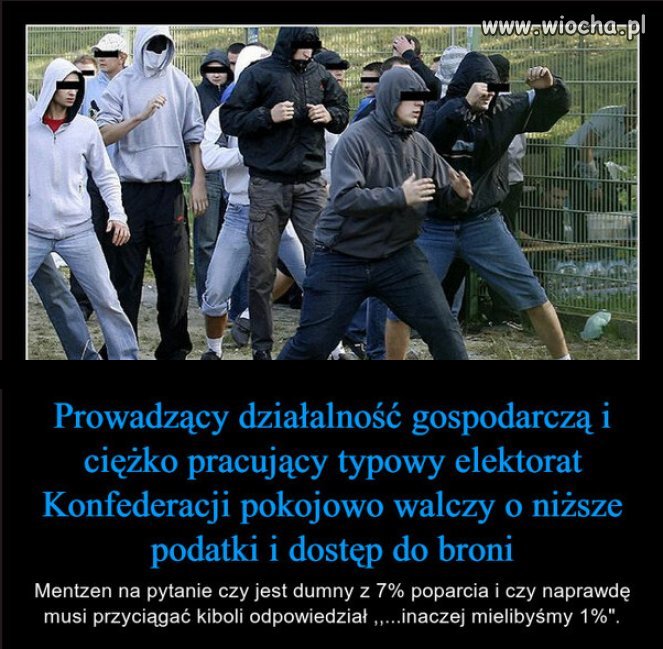 Patriotyzm i inteligencja elektoratu Konfederosji Mentzena.