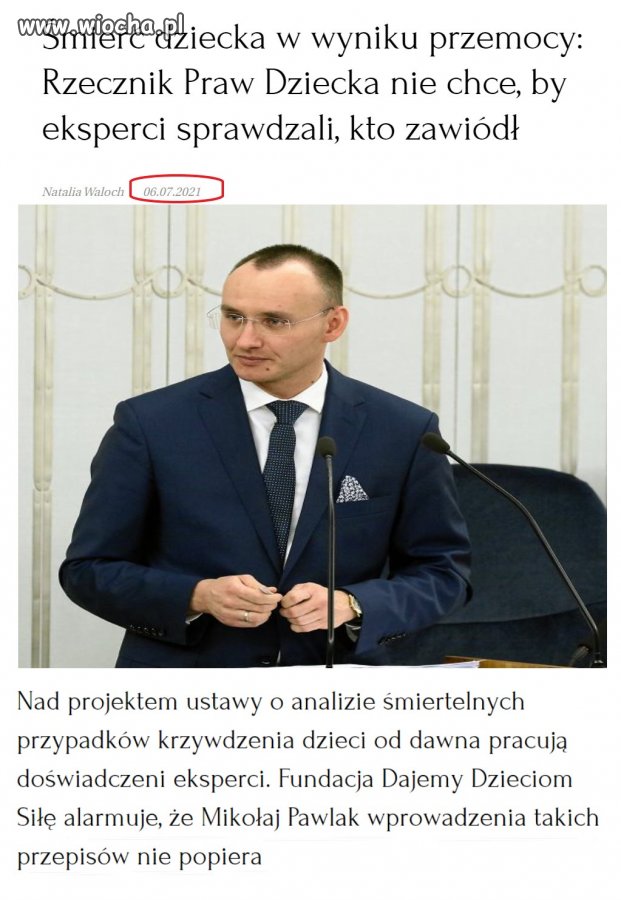 Rzeźnik Praw Dziecka. To był rok 2021. 