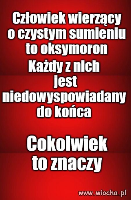 Myślał, myślał i wymyślił ...