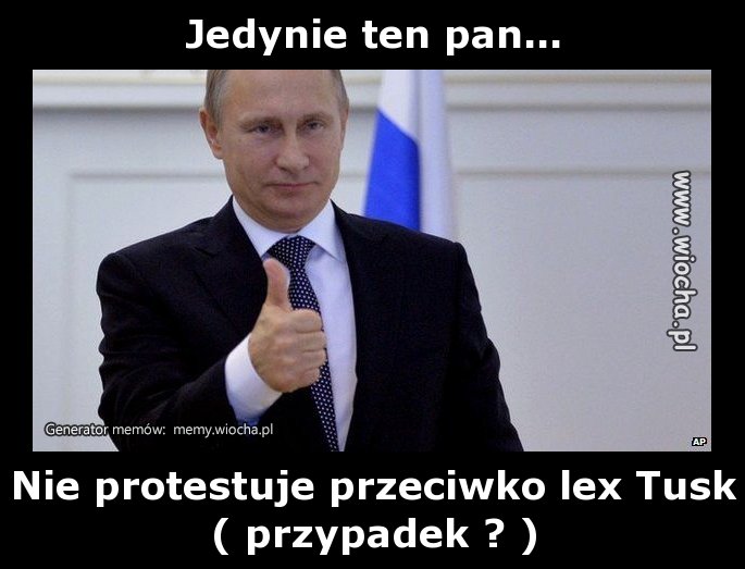 Jedynie ten pan...