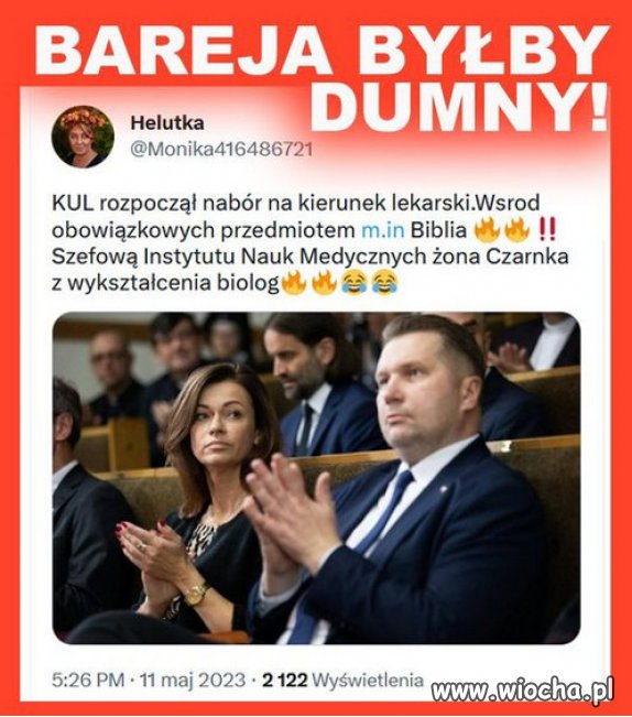 Wykształca znachorów nie lekarzy złodziejska rodzinka