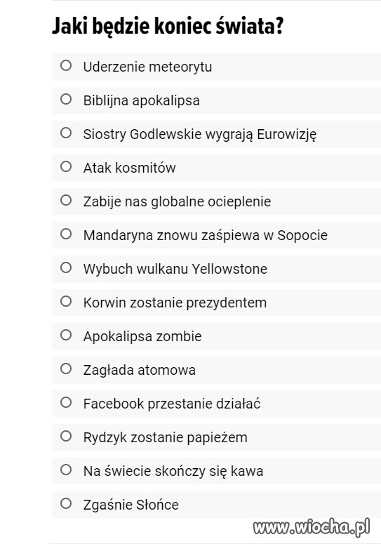 Prorokujmy w jakiej formie ?