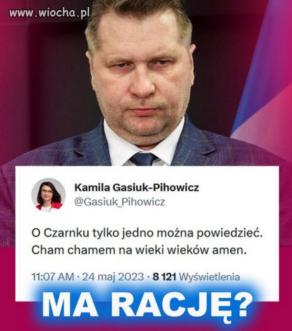 KLIKNIJ, jeśli Kamila Gasiuk-Pihowicz ma rację.