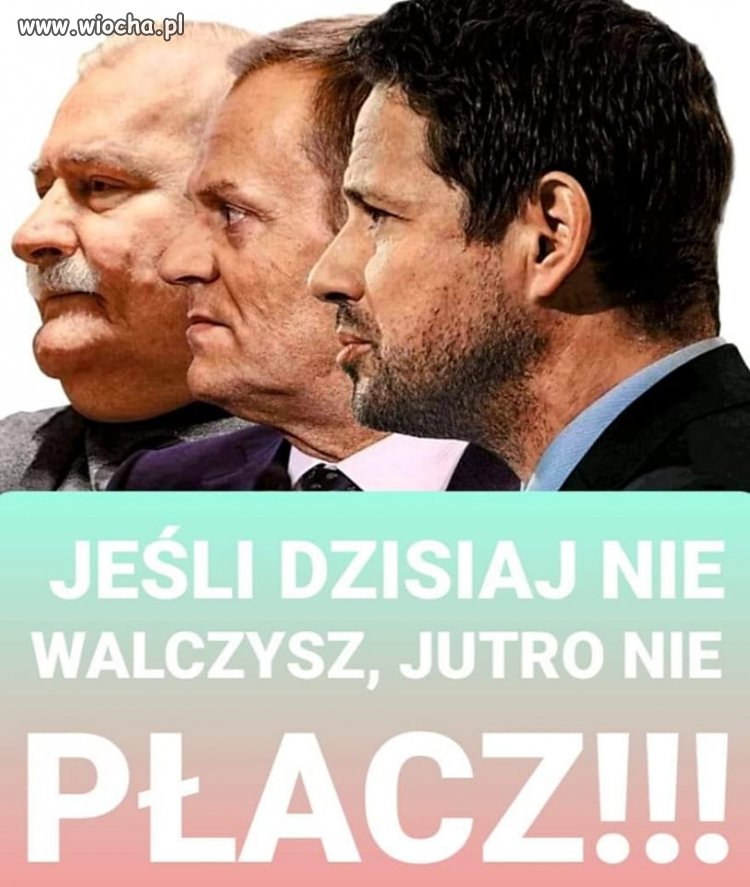 Bądźmy! Nie dajmy sobie powodu do płaczu!