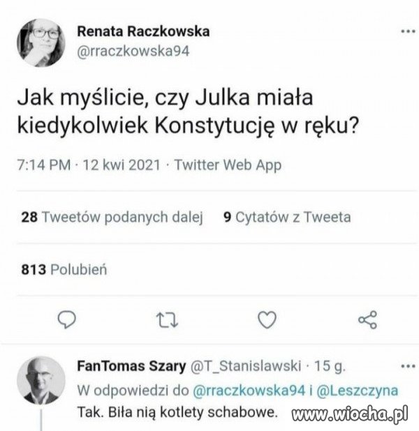 Julka z "trybunału".