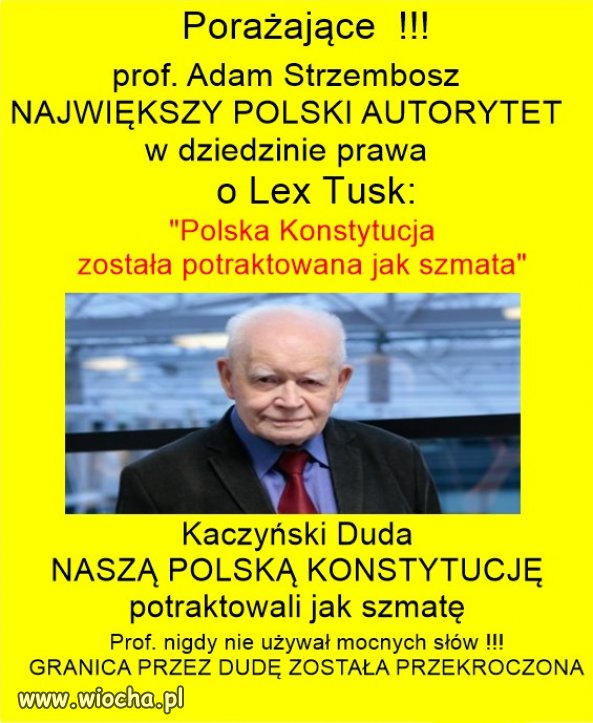 Każdy kto łamie konstytucję jest sługusem Kremla