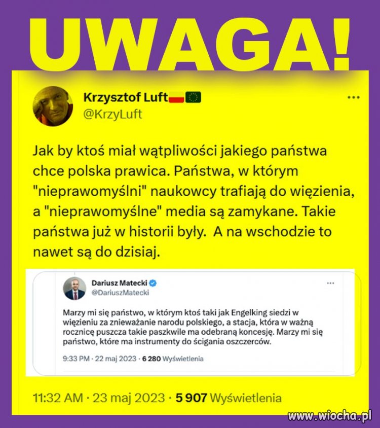 A mi się marzy państwo, w którym rządzący przestrzegają prawa!