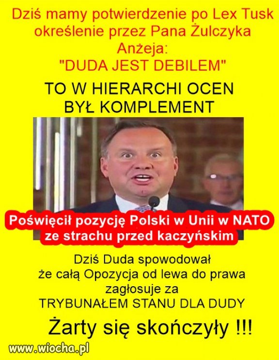 Prezydent jest reprezentantem narodu, który go wybrał...