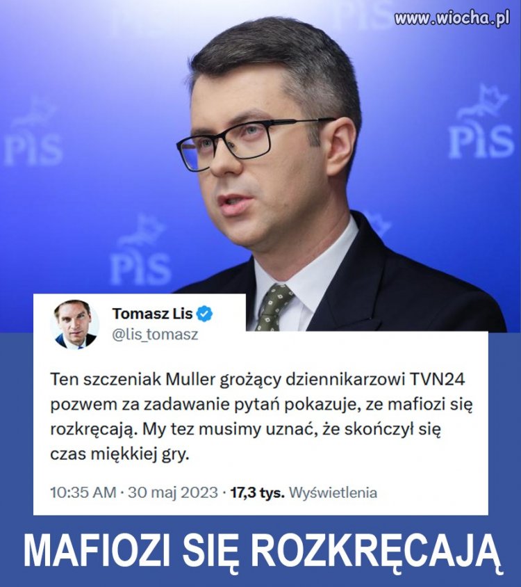 Widziałam, on faktycznie zaczął grozić Piaseckiemu