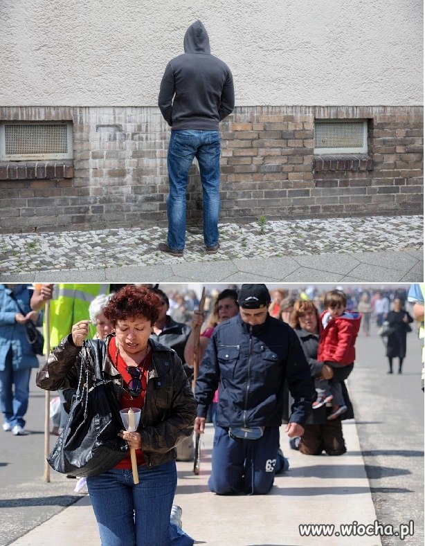 Teraz to ciężko się gdzieś nawet odlać...