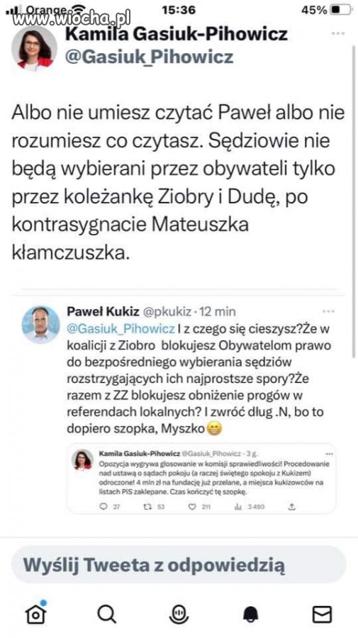 Dotąd nie zrozumiałeś tego co sam klapiesz jęzorem?