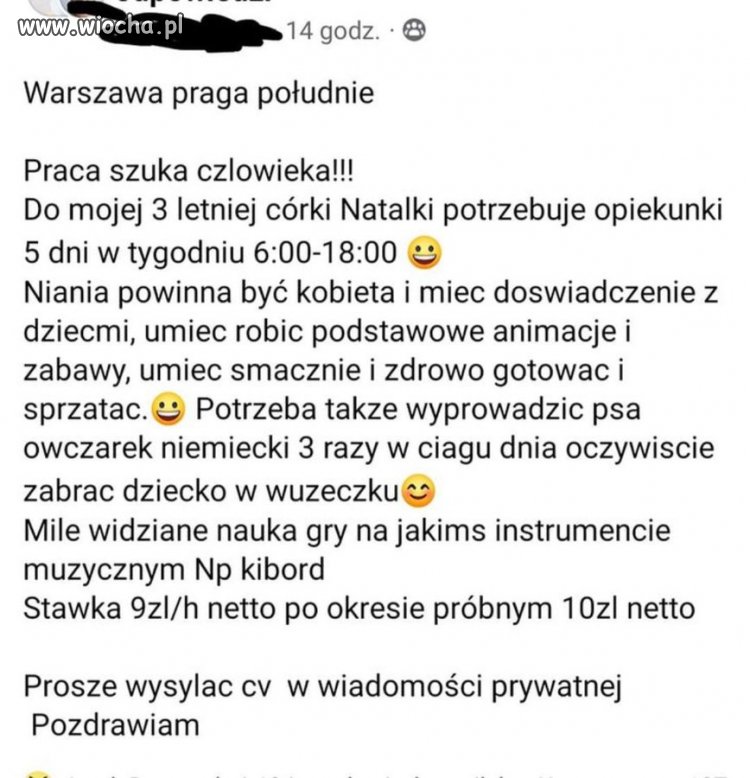 Praca szuka człowieka
