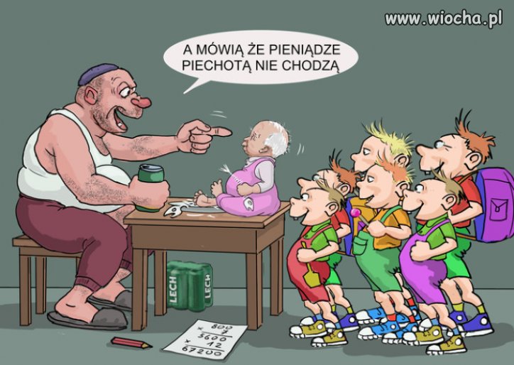 Na pieniądze trzeba zapracować...pieniędzy nie znajduje się 