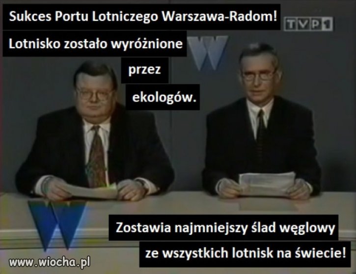 Tylko lotnisko CPK w Baranowie, bardziej ekologiczne...