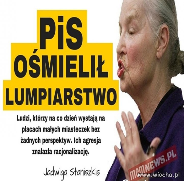 Dzieki debilom Kaczynskiego, holota dostala skrzydel...